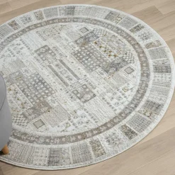 120 cm Teppich rund Ackora
