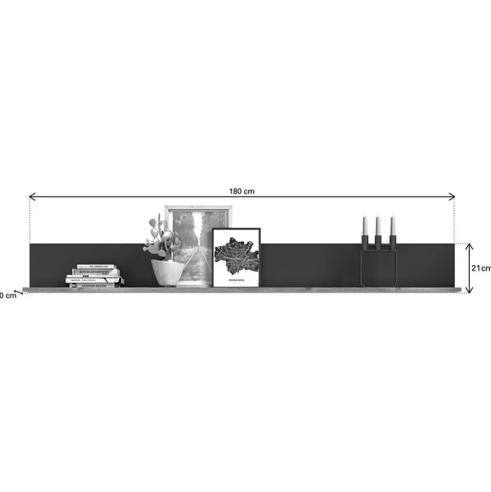 180 cm Wandboard Plestna