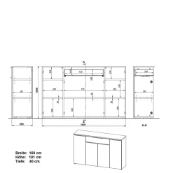 Aktenschrank Abby