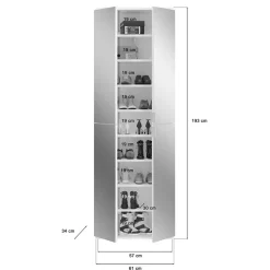 Anbauwand Garderobe Ridonner