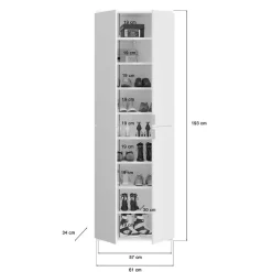 Anbauwand Garderobe Ridonner