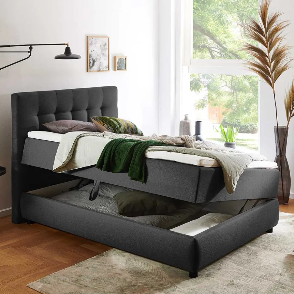 Anthrazit Boxbett Ambrosso