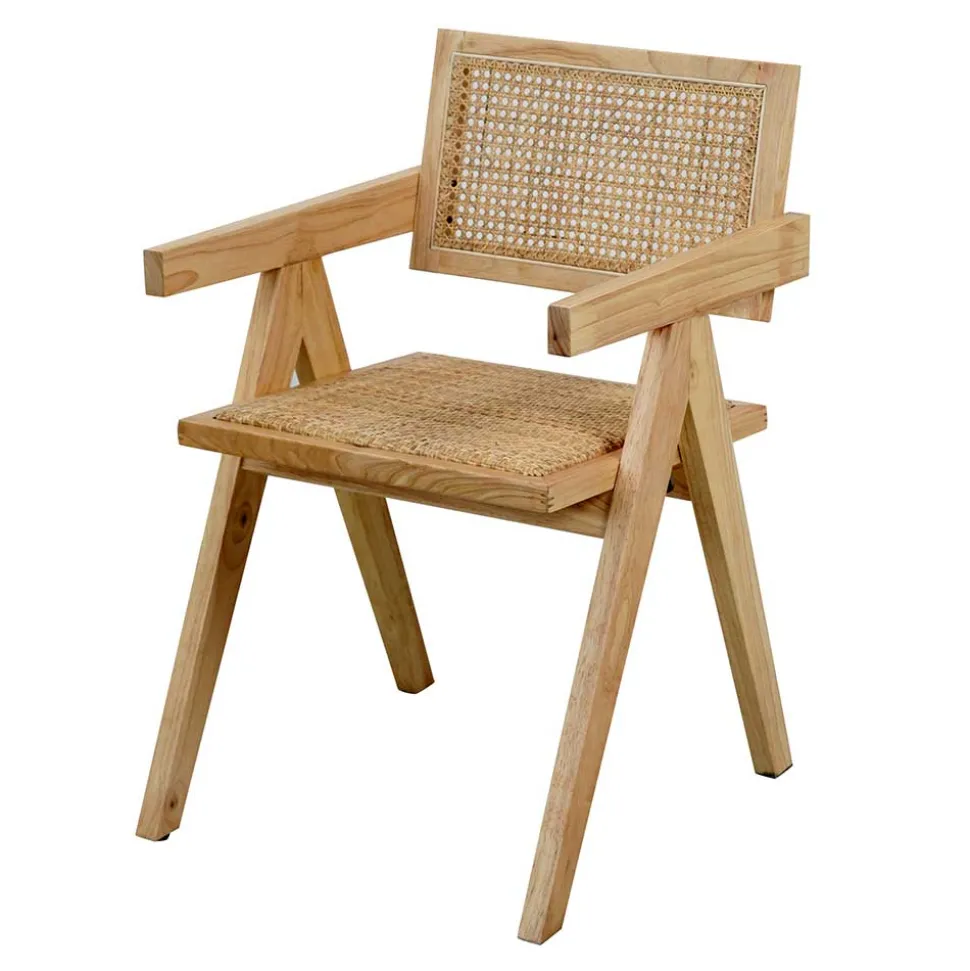 Armlehnenstuhl Holz Tamyra