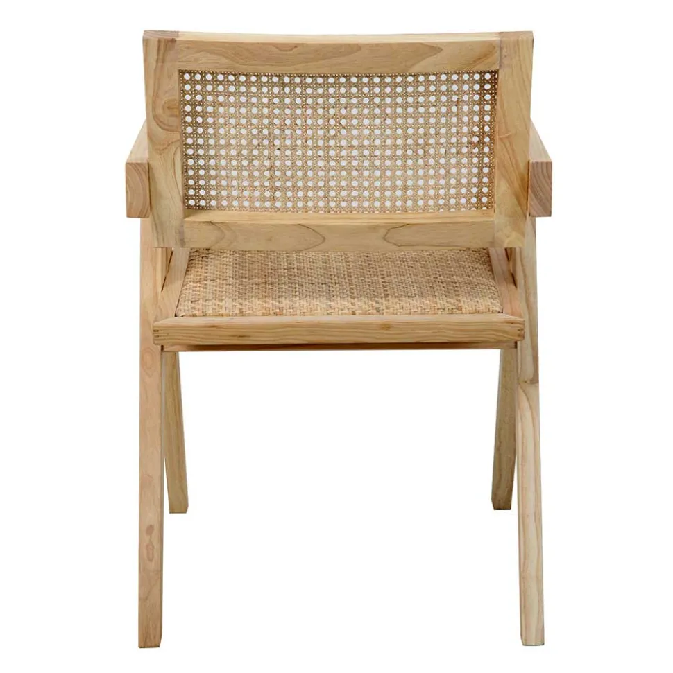 Armlehnenstuhl Holz Tamyra