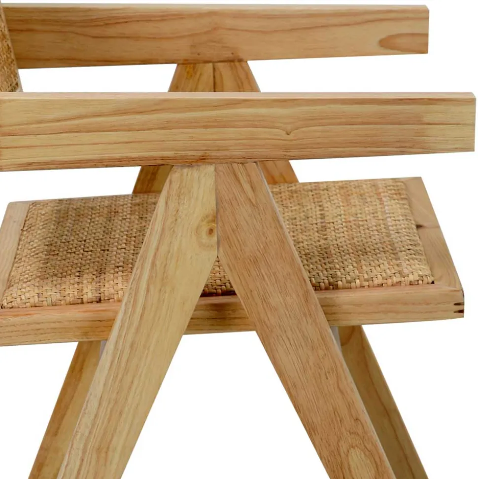 Armlehnenstuhl Holz Tamyra