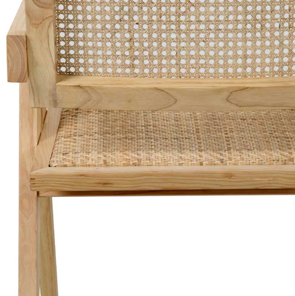 Armlehnenstuhl Holz Tamyra