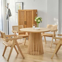 Armlehnenstuhl Holz Tamyra