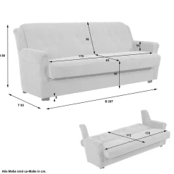 Ausklappbares Sofa Borgetto