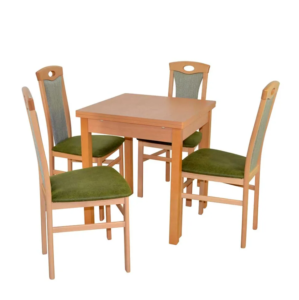 Ausziehtisch mit Stühlen Relindo