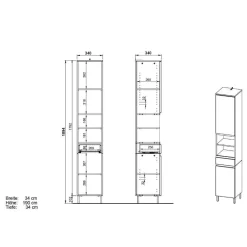 Bad Hochschrank Abiona