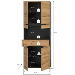 Bad Hochschrank Alexandro