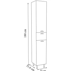Bad Hochschrank Exmadura