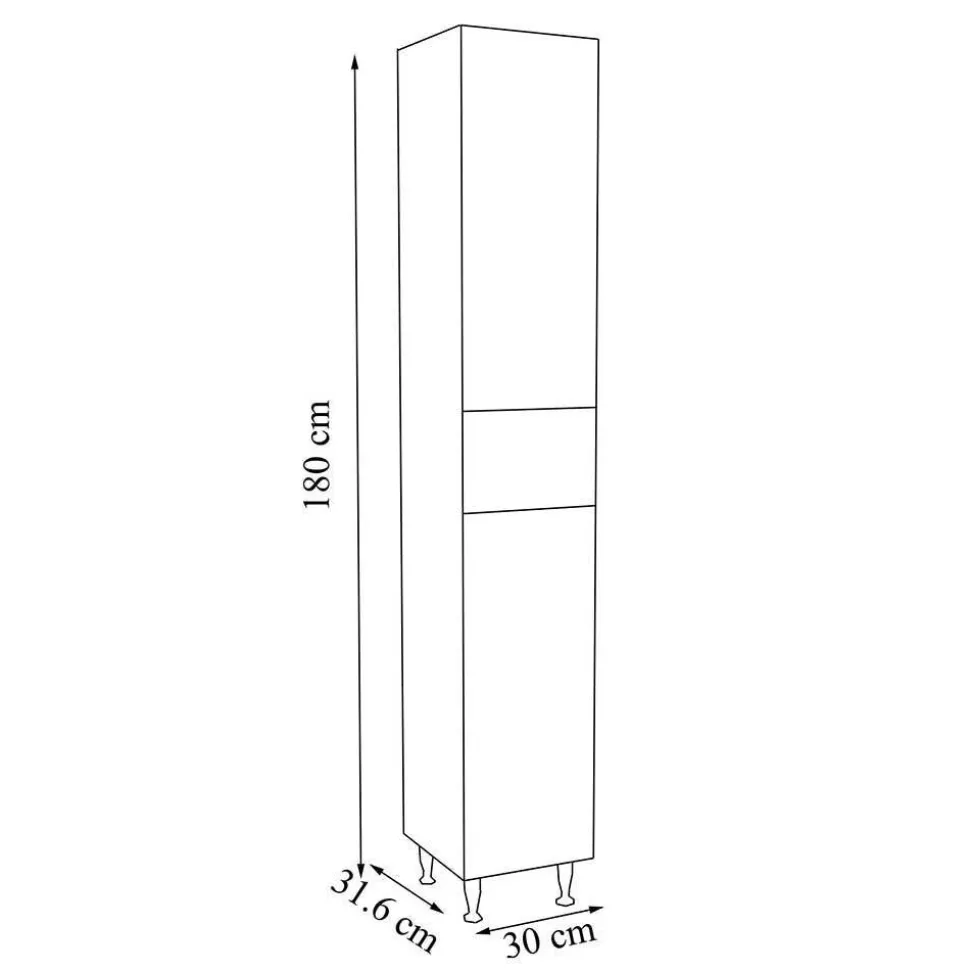 Bad Hochschrank Fabolie