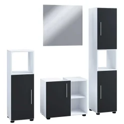 Bad Set Schwarz Weiß Litora