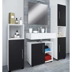 Bad Set Schwarz Weiß Litora