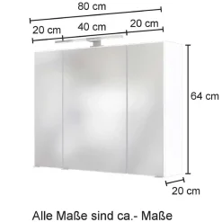 Bad Spiegelschrank Daralos