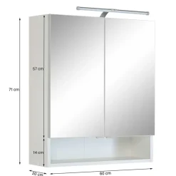 Bad Spiegelschrank Vadoria