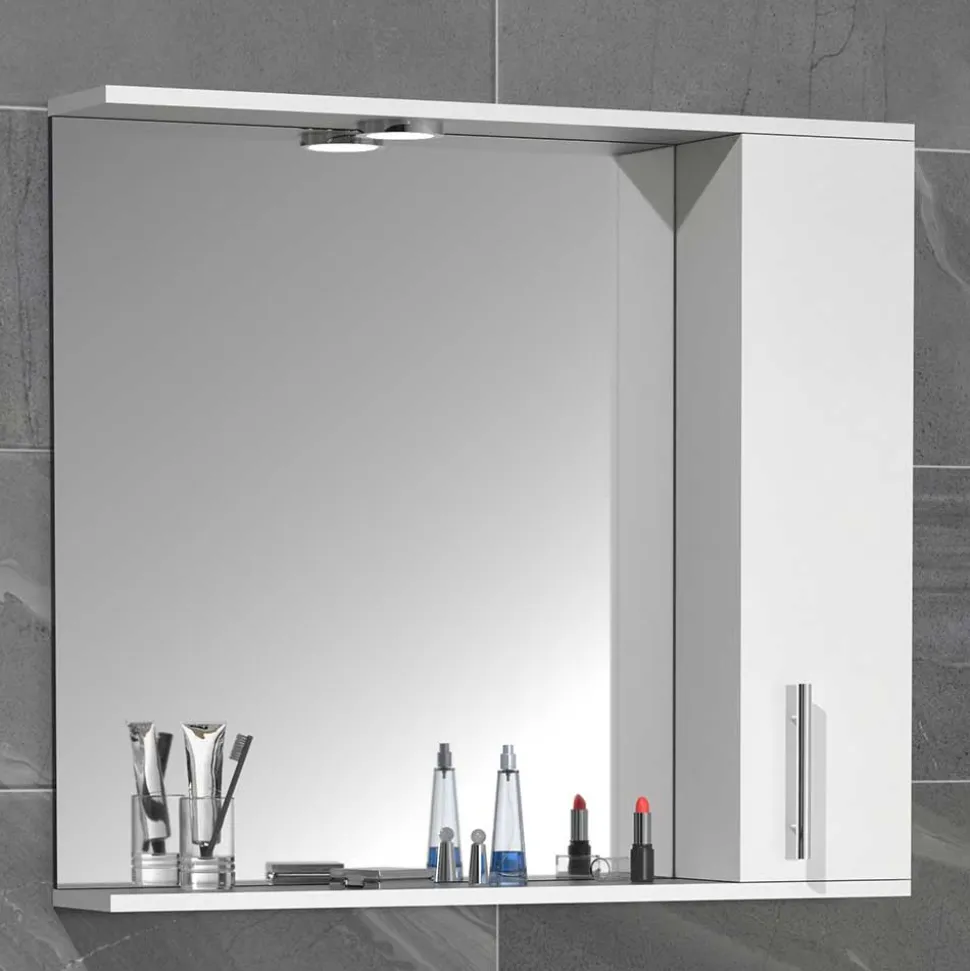 Bad Spiegelschrank weiß Pididos