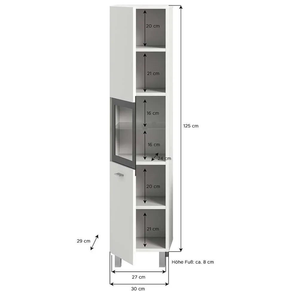 Badezimmer Hochschrank Sanclara