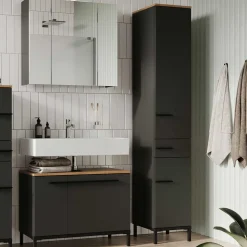 Badezimmer Hochschrank Sisam