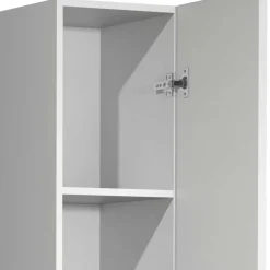 Badezimmer Hochschrank weiß Valtte