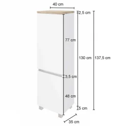 Badezimmer Midischrank Vulray