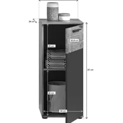 Badezimmer Schrank Faneno