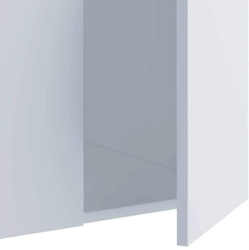 Badezimmer Schrank weiß Pseidoca
