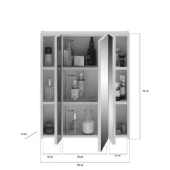 Badezimmer Spiegelschrank Alessia