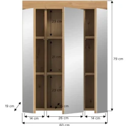 Badezimmer Spiegelschrank Martinez
