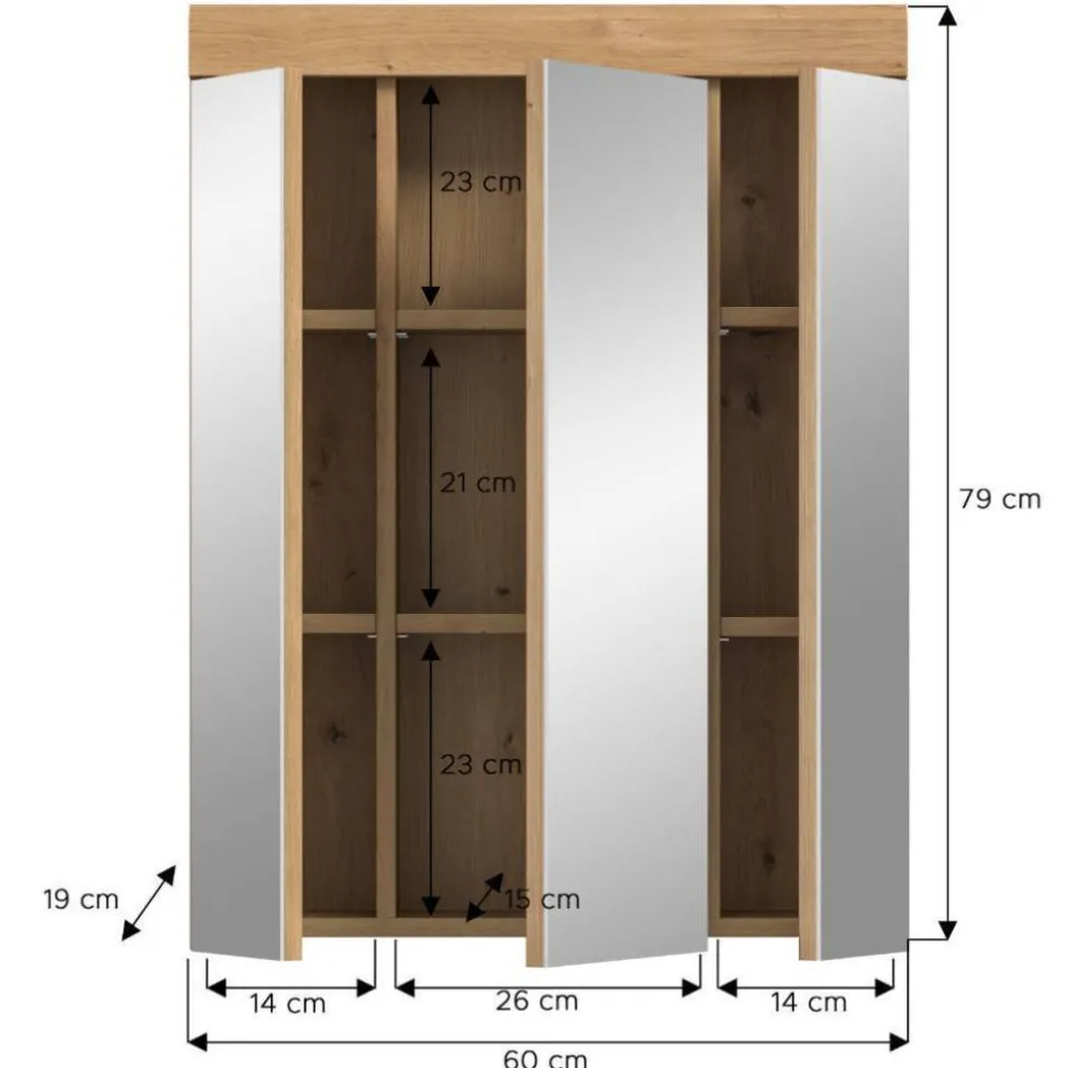 Badezimmer Spiegelschrank Martinez
