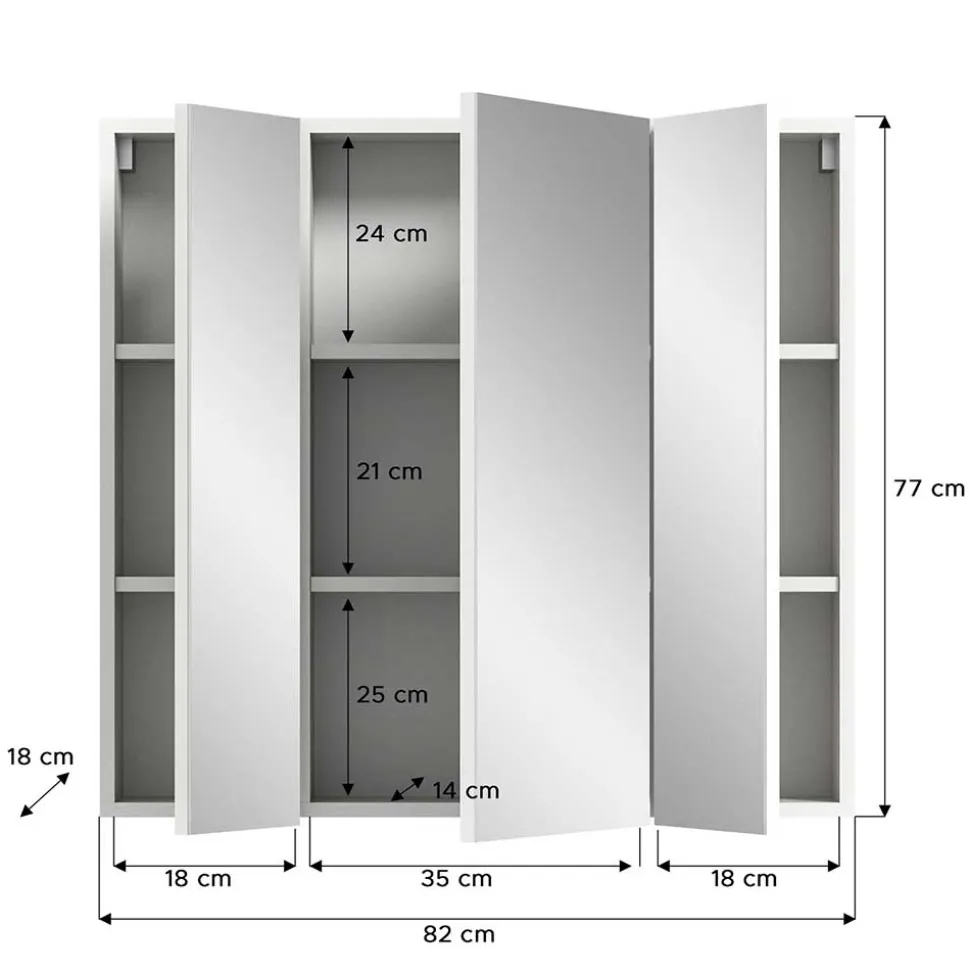 Badezimmer Spiegelschrank Adeass