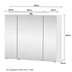 Badezimmer Spiegelschrank Isdrina