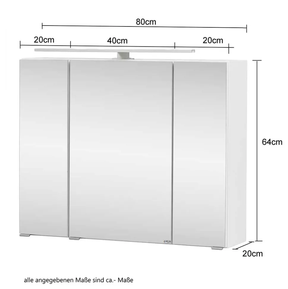 Badezimmer Spiegelschrank Isdrina
