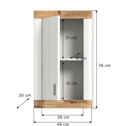 Badezimmerhängeschrank Liss