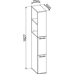 Badezimmerhochschrank Laredo