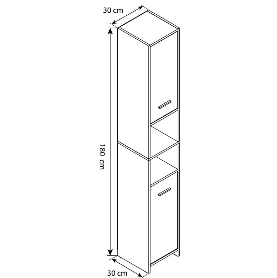 Badezimmerhochschrank Vimalta