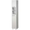Badezimmerhochschrank weiß Pididos
