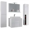 Badezimmermöbelset weiß modern Lorencia