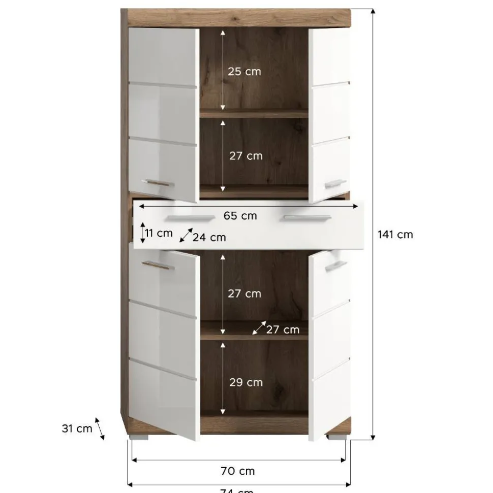 Badezimmermidischrank Silba