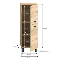 Badezimmerschrank Mutano