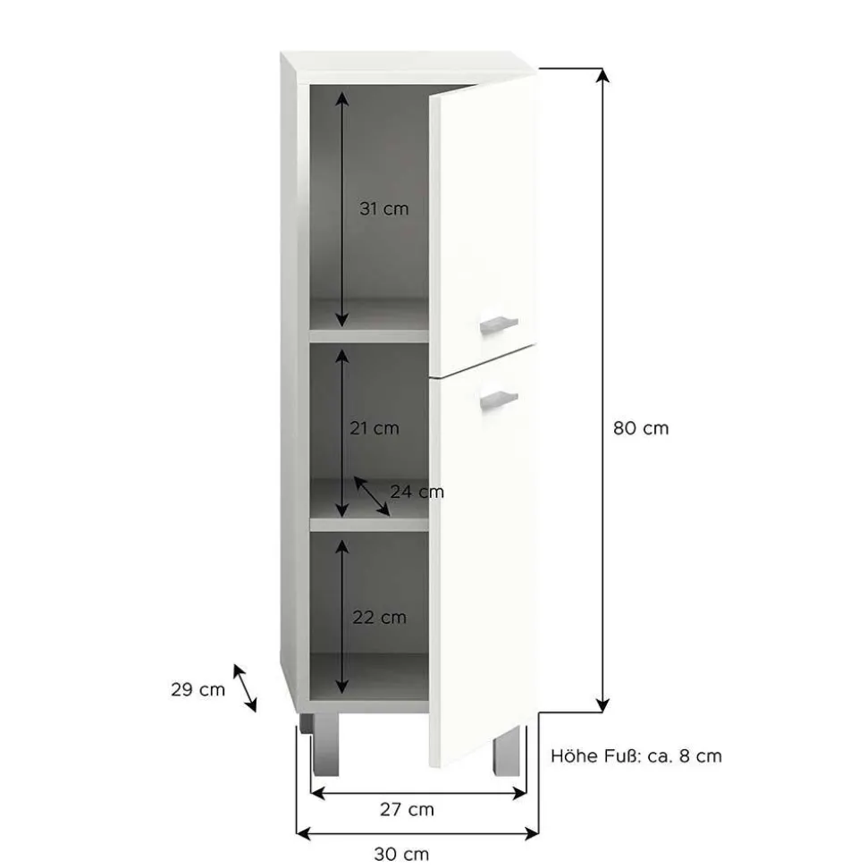 Badezimmerschrank Sanclara