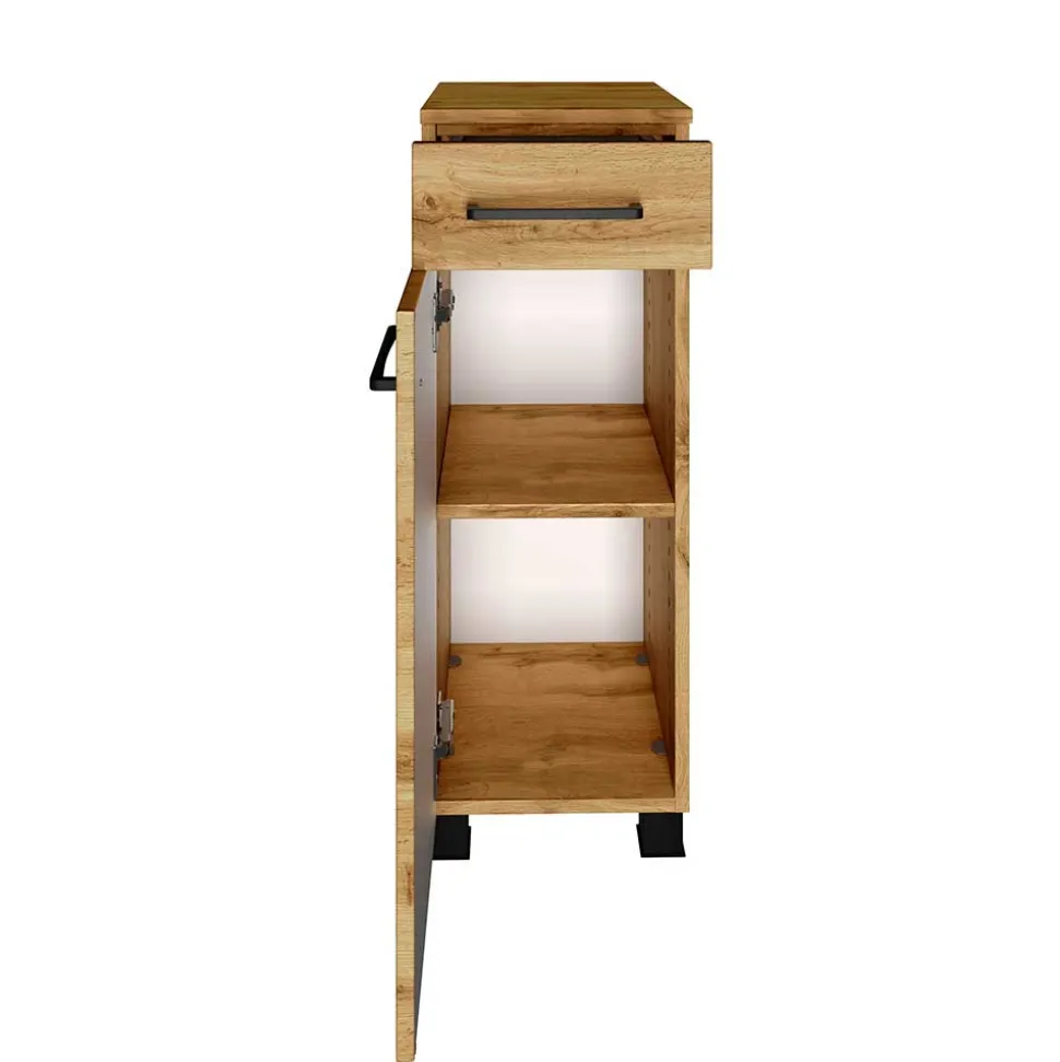 Badezimmerschrank schmal Longos