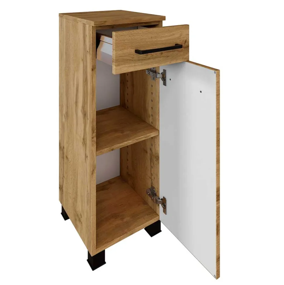 Badezimmerschrank schmal Longos