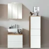 Badezimmerset mit Spiegelschrank Lactona