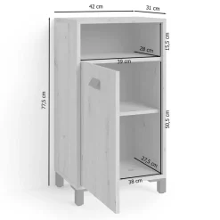 Badezimmerunterschrank Peetja