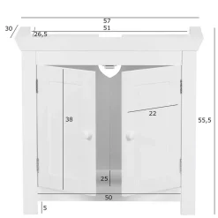 Badezimmerunterschrank Salverna