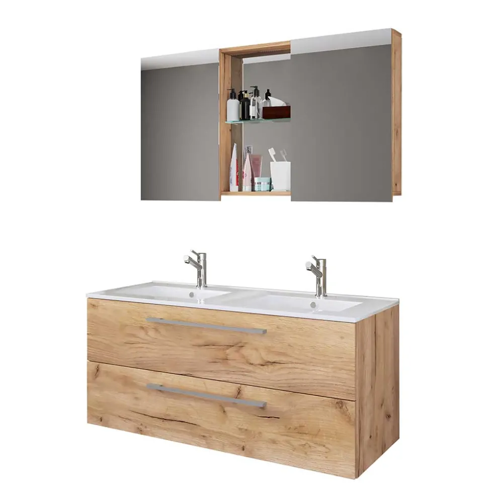 Badmöbel mit Spiegelschrank Lasina