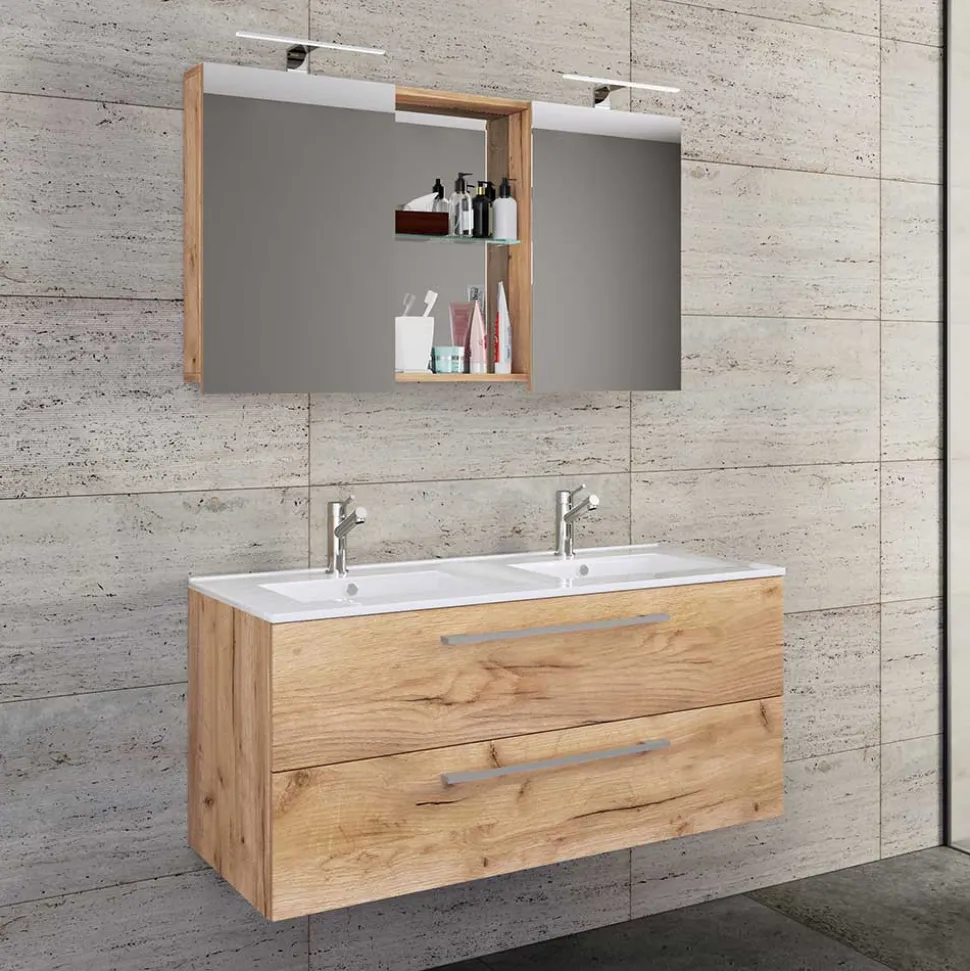 Badmöbel mit Spiegelschrank Lasina
