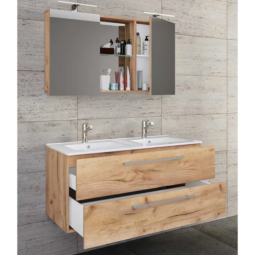 Badmöbel mit Spiegelschrank Lasina